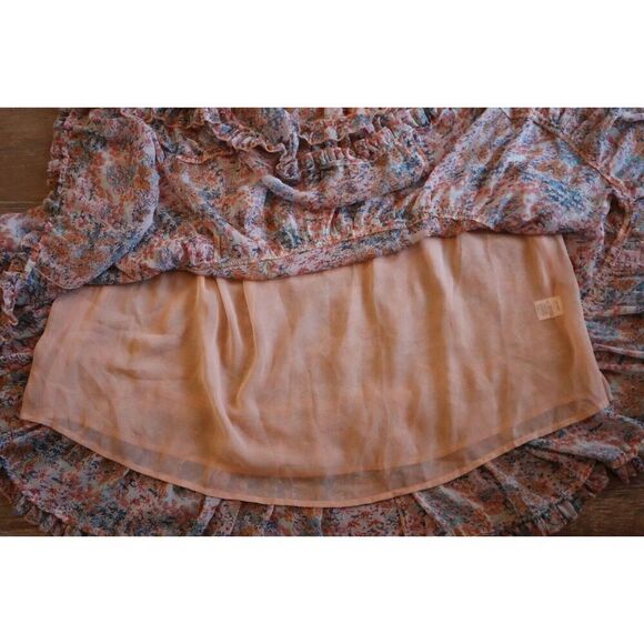 Love the Label x Anthropologie Sz M Waterlily Print Off The Shoulder Dress - Picture 6 of 13